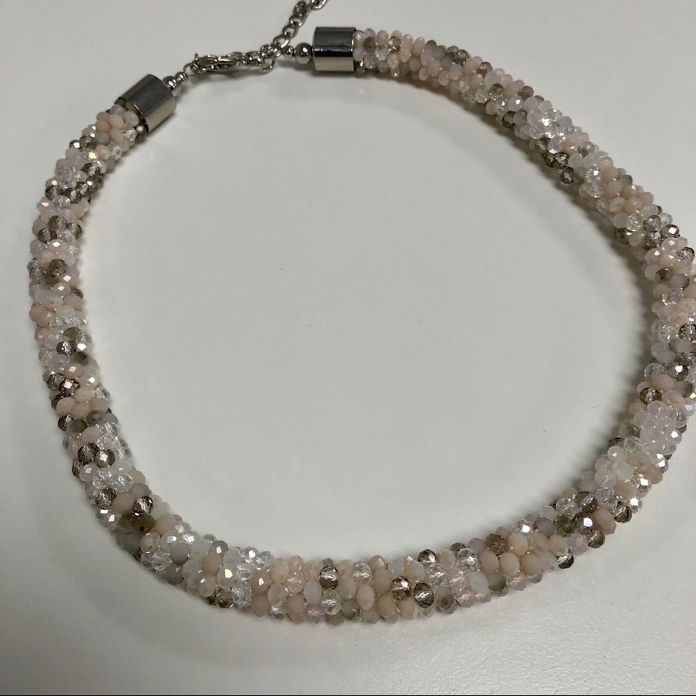 🆕 🔴Buy2️⃣Get 1️⃣🆓Aldo Plastic Crystals Necklace